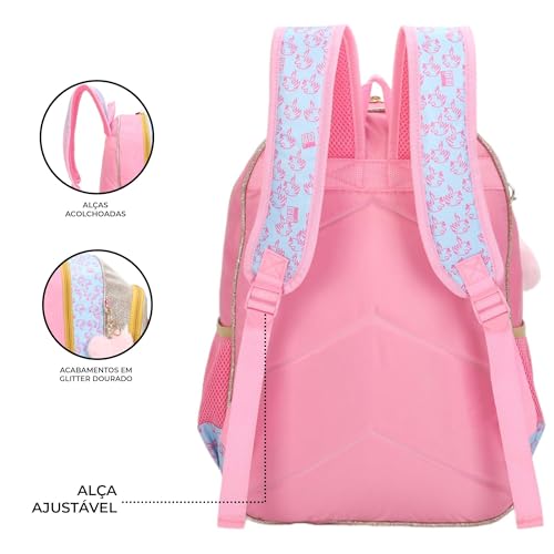 SANTINO, Mochila Infantil No Limits GirlHero by Santino Poliéster PINK NLM12U47