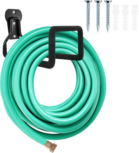 Fiedyka Garden Hose Holder for Outside Yard, Water Hose Reel, Hose Rack