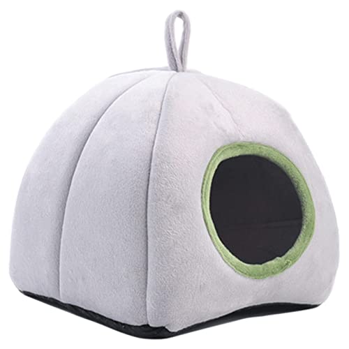 fengshan Lit Chauffant pour Hamster - Maison de lit Chaude pour Hamster,Maison de nid en Peluche, literie de Grotte pour Petits Animaux pour Hamster Furet écureuil Jouant à Dormir Cover