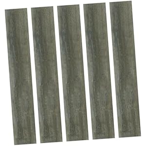DOITOOL 5 Stück PVC-Bodenaufkleber Holzoptik