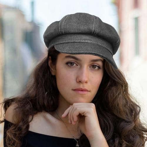 Casquette octogonale en jean pour vos sorties et balades urbaines