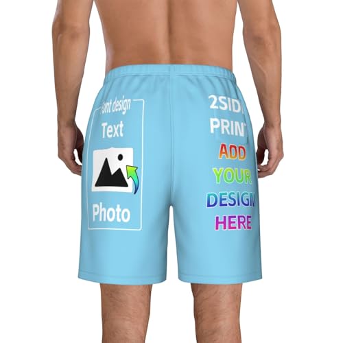 Custom Shorts for Men Personalized Bulk Shorts with Text Photo Customized Sweat Shorts with Mesh Lining Pocket3