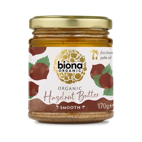 Biona Organic Hazelnut Butter, 170g - Vegan Cover