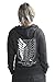 Sudadera con cremallera y capucha, diseño con las alas de la libertad...
