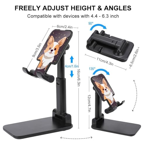 Support de téléphone pour bureau pliable et réglable Corgi - 2