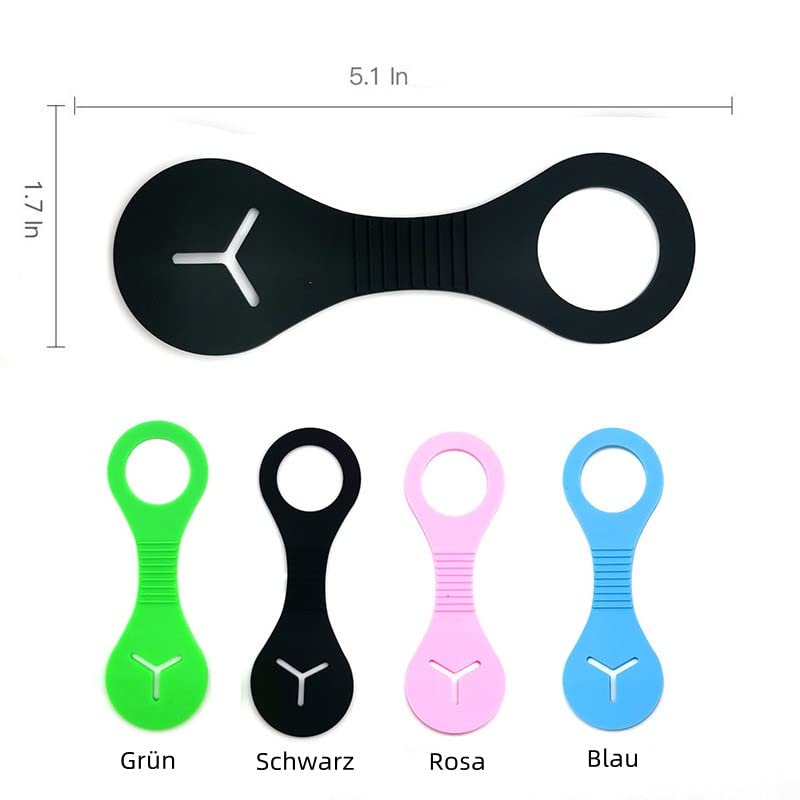 Hundekotbeutelhalter,5 Stück Hundeleinen Kotbeutelhalter,Silikon Hundekotbeutelhalter,Hundekot Pickup Kotbeutel Halter,Kotbeutelhalter,Silikon Kotbeutelhalter