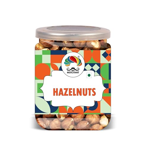 MR.MERCHANT Hazelnuts 500 Gram Airtight Container