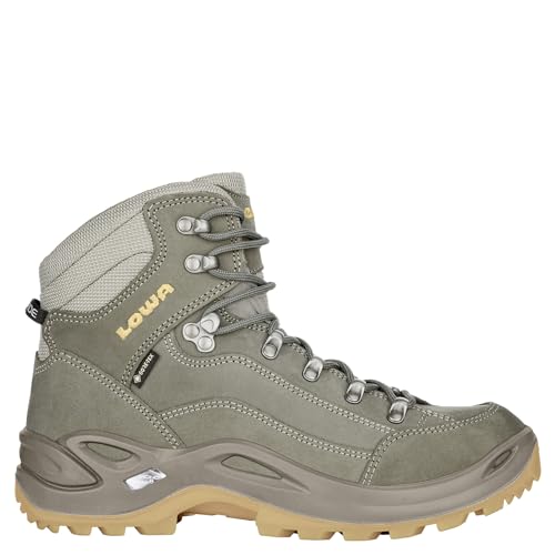 Lowa Renegate GTX Mi, Damen Trekking- & Wanderstiefel, Grau (Schilf/Honig 4853), 41 EU