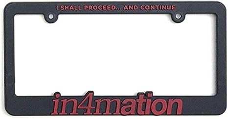 Amazon In4mation インフォメーション ライセンスフレーム New Standard License Plates 並行輸入品 ナンバーカバー ホルダー 車 バイク