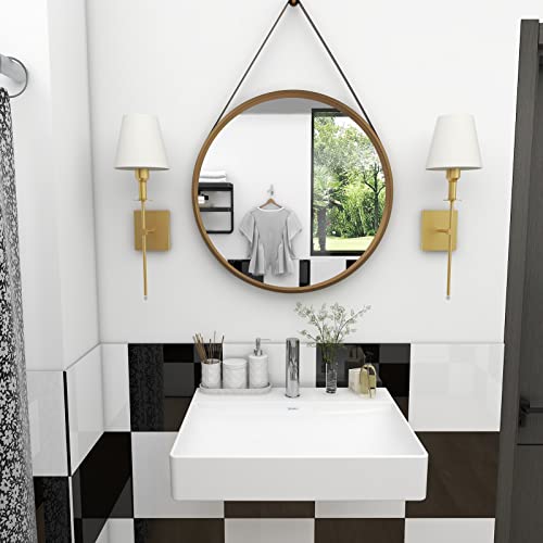 Wall Sconces Battery Operated Wall Light Set Of 2，Not Hardwired Sconce Fixture，Battery Powered Wall Lamp With Remote Dimmable-Easy To Install Not Wires,For Bedroom, Lounge, Farmhouse ( Color : Gold ) #TOP1