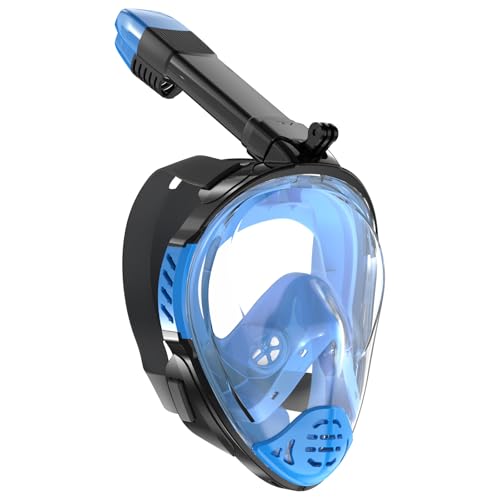 Snorkeling Gear for Adults, Full Face Snorkel Mask, Scuba Diving Mask with Detachable Camera Mount, 180 Degree Panoramic View Anti-Leak Anti-Fog by Jwintee - Image 8