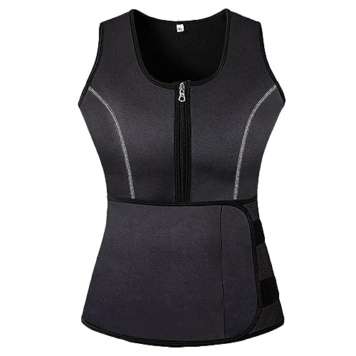 Chaleco de sudor para mujer para entrenar en casa y perder peso 2