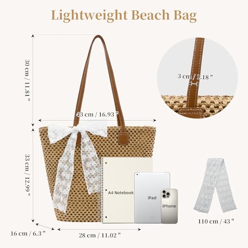 Image of Crescent Straw Shoulder Handbag for Women Summer Beach Tote Raffia Woven Purse Hobo Underarm Bag 2026