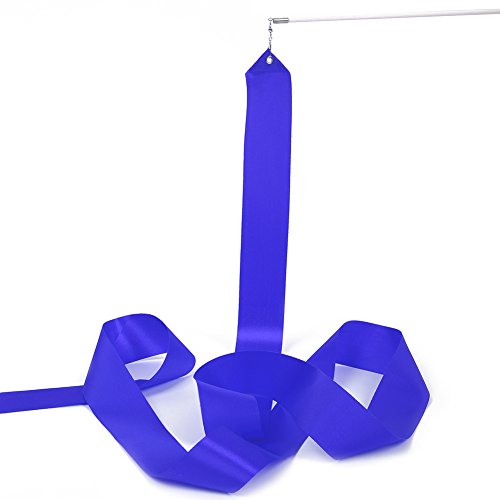 forfar creativo universale 4M Ginnastica ritmica del nastro Streamer Baton Twirling Rod seta Attrezzi per Gym ballare ballo ginnastica Nastro