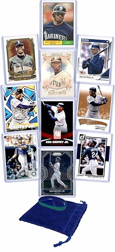 Ken Griffey Jr. Cards (10) Assorted Baseball Card Gift Pack