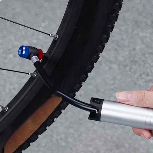 Bomba de aire para bicicleta inflador manual anti pinchazos de 11 bar de presion 3