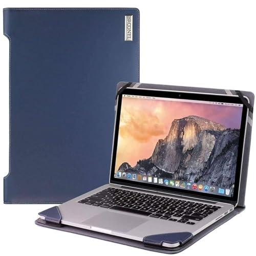 Maletín de Cuero Azul para Portátil 15.6" miniatura 1