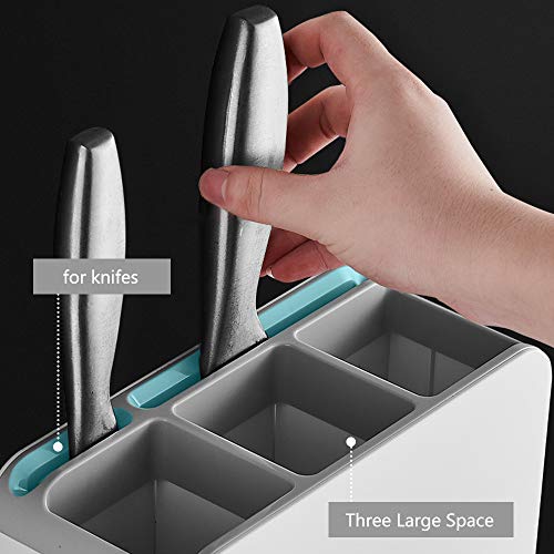 KKmoon Suporte multifuncional para pauzinhos de parede para cozinha prateleiras para utensílios de c