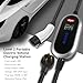 SIPA EV01 Level 2 Portable EV Charging Station, 208-240V, 9.6kW, 40A, J1772 Connector, NEMA 14-50P, 25-Foot Cable, Indoor/Outdoor, Fast Charging, Adjustable Current, LCD Display, IP55 Waterproof, ETL