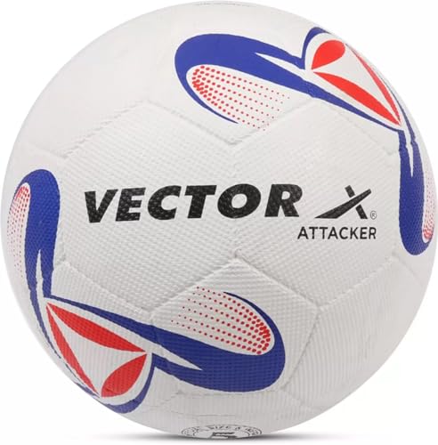 Image of Vector X Synthetic Rubber Moulded Attacker Footballl (Size-5)
