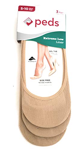 Peds extreme low liner 3 pairs size 5 to 10