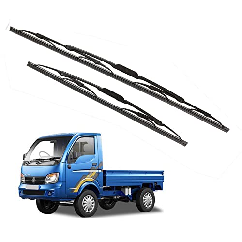 Image of Kylo Windshield Wiper for Ace /Conventional and Traditional Metal Type Windshield Water Repellency Scratch Proof Metal Wiper Blades Suitable for Ace (Driver Side - 20 inch, Passenger Side - 17 inch)