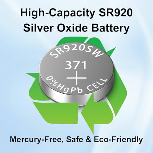Paquete de 80 pilas SR920SW de óxido de plata miniatura 7