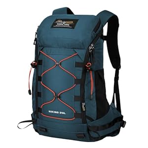 MOUNTAINTOP 35L Unisex Hiking Backpacks Lightweight Trekking Rucksack Light Daypacks for Travel Camping Climbing Mountaineer Outdoor Sport