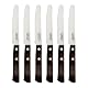 Tramontina Frühstücksmesser Set, 6-teilig mit Holzgriffen