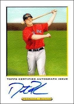 2005 Topps Turkey Red #TRA-DP Dustin Pedroia White Autograph Baseball Card - Only 200 made!