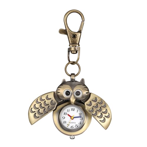 Image of JewelryWe Vintage Pocket Watch Cool Gear Steampunk Retro Pendant Necklace Watches for Men Women Halloween Costumes Daily and Office