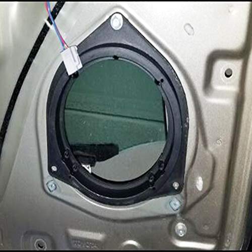 Orgrimmar 2 Pcs 6.5" Plastic Car Speaker Spacers Adapter Black Mounting Spacer Adaptor Ring For Toyota/Crown/Reiz/Byd F3 #TOP6