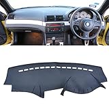 TTOILS Leather Dashmat Dashboard Cover Pad Dash Mat Carpet,for BMW E46 318i 316i 320i 325 1999 2000 2001 2005 Accessories