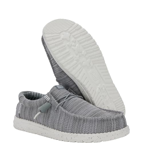 Image of HEYDUDE Men's Wally Stretch Sox Slip-On Loafer, Lightweight, Breathable, with Flex & Fold Outsole