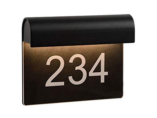 Preisvergleich Produktbild Lucide THESI LED - Wandleuchte Außen - LED - 1x6W 3000K - IP54 - Schwarz