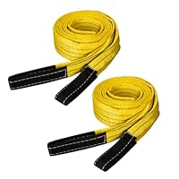 hzexun 2 Stück Hebeschlinge Rundschlinge 3Mx2.5cm, Hebeband Hebegurt Tragkraft 3 Tonnen aus Polyester