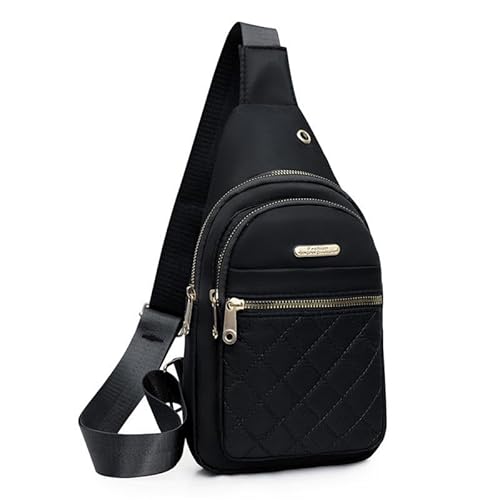 LUSTRA FASHION Unisex Sports Chest Bag, Oxford Cloth Crossbody Bag Pack Breathable Multi-Style Casual Daypack for Men Women