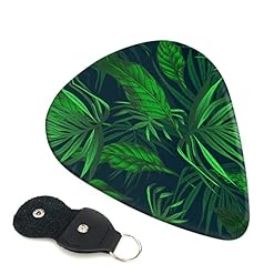 Green Tropical Plant Lot de 6 médiators pour guitare acoustique, guitare électrique, basse, ukulélé – fins, moyens et… - Les Beatles, Paul McCartney, John Lennon, RIngo Starr, George Harrison