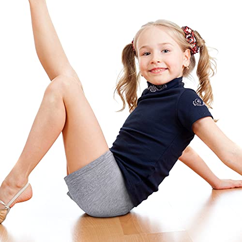 Image of Boyiee 8 Pack Girls Toddlers Dance Shorts Bike Cartwheel Short for Kid Dance Gymnastics Safety Active Under Dress Multicolor