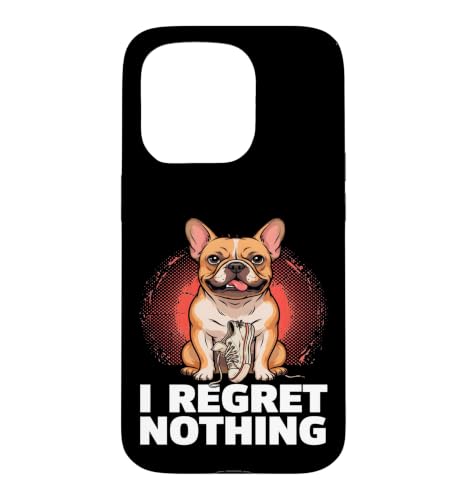 �������ȃt�����`�u���h�b�O I Regret Nothing �X�}�z�P�[�X iPhone 15 Pro �p