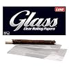Glass Clear Rolling Papers 1 1/4 - Full Box - 24 Booklets - 50 Papers per booklet, 100% Natural