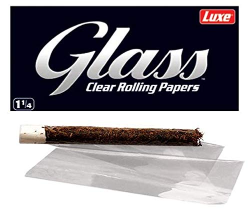 Papel de fumar Glass 1 4 celulosa transparente libritos hojas de fumar 3
