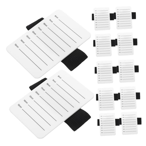 Gatuida 15 Ensembles Conseil De Greffe De Cils Faux Organisateurs De Cils Plateau Porte-cils Planche D extension De Accessoires D extension Des Plateaux à Acrylique Blanche