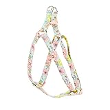 Petco Brand - YOULY Pink Daisy Dog Harness, Medium/Large