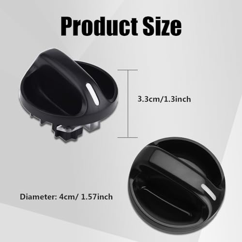 WINUERK 3Pcs AC Heater Blower Fan Control Knob, Replacement Heater Control Switches #55905-0C010, Car Accessories AC Climate Control Knob Compatible with Toyota Tundra 2000-2006