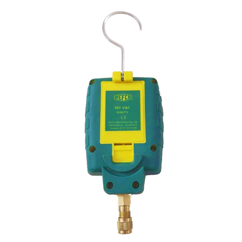 Digital Handheld Micron Gauge (Range: 0 to 18000 Microns) Large Display for Refrigeration System, Vacuum Pumps. Model : Refco