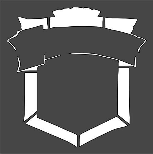 Navy Logo Stencil - Reusable Clear Plastic Template For Crafts & Painting