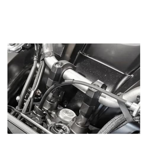 Elevador manillar MT-10 2016-2022 abrazadera adaptador extensor negro 5