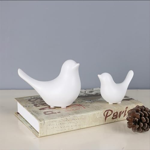 Fantesticryan 027 Small Animal Statues Home Decor Modern Style White Decorative Ornaments thumb #1