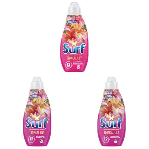 Surf Laundry Washing Tropical Lily 24 washes (Pack of 3)